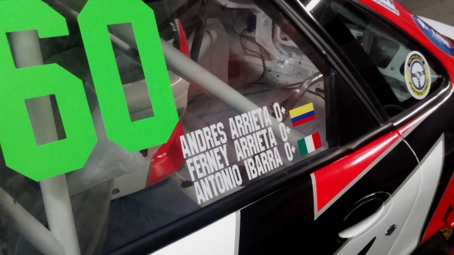 El colombiano Andrés Arrieta y el mexicano Tyson Ibarra harán dupla en el TC 2000 de Colombia