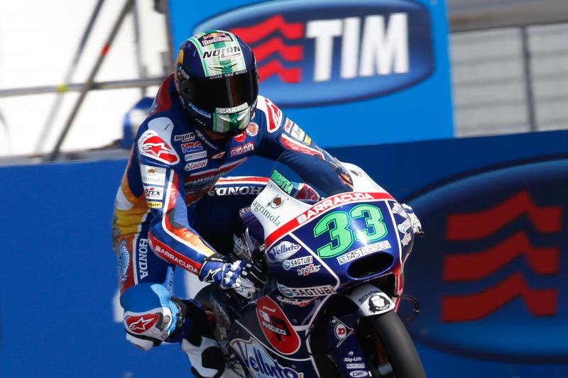 Bastianini, ganador del GP TIM de San Marino en Moto3