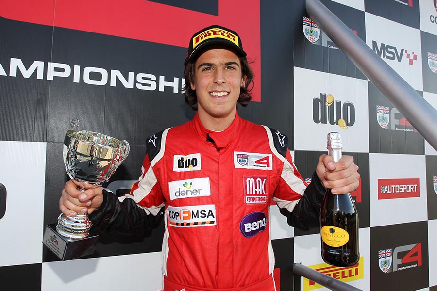 Fernando Urrutia finaliza temporada 2015 de Fórmula 4 Británica con podio