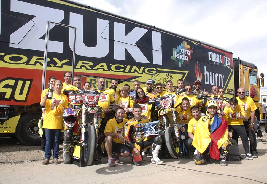 Triplete del Suzuki Grau Racing en el Nacional Supermotard y Campeón de marcas