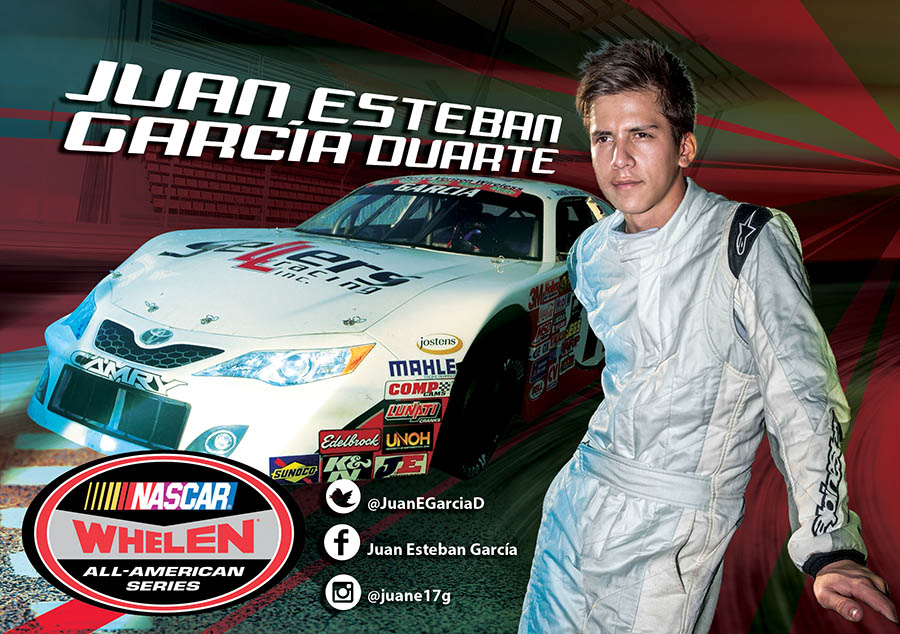 Juan Esteban García destaco en NASCAR Whelen Late Model