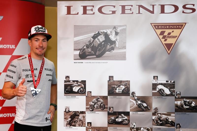 Nicky Hayden se convierte en leyenda de MotoGP™
