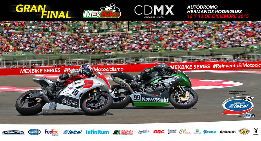 Poster Gran Final MexBike 2015 en el Hermanos Rodríguez