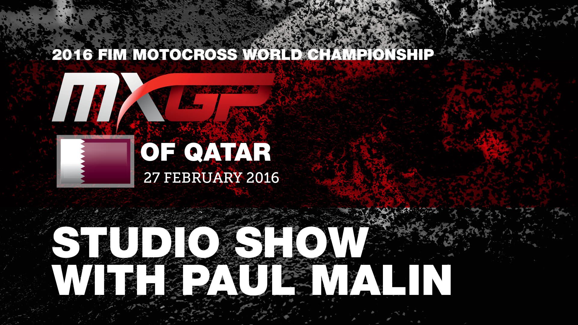 MXGP of Qatar Studio Show with Jeffrey Herlings & Stefan Everts 2016