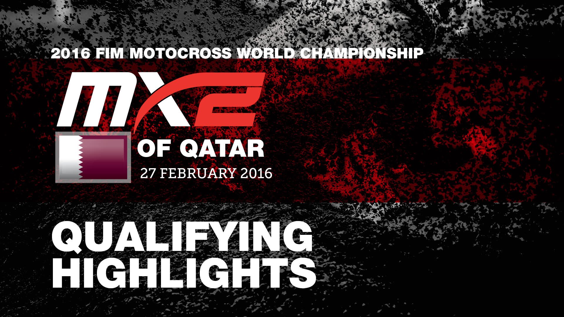 MXGP of Qatar MX2 Qualifying Highlights 2016