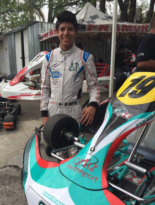 Diego Ortiz confirma su participación en el National Karting México