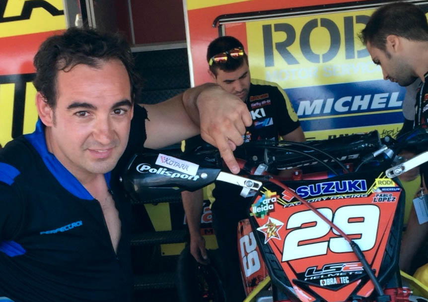 Pablo López comienza este fin de semana el Campeonato de España de Supermotard