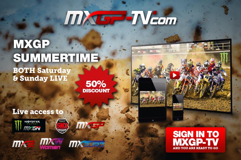 Adquiere tu video pase al 50% del MXGP Live