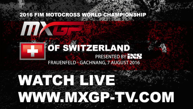Vive en vivo y en HD el MXGP en Suiza este fin de semana