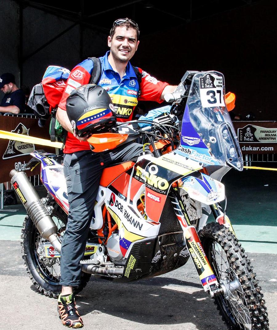Nicolás Cardona inicia en Paraguay su cuarto Rally Dakar
