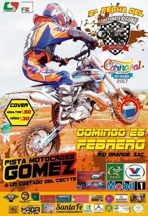2ª Fecha del Campeonato Regional de Motocross del Norte en Río Grande