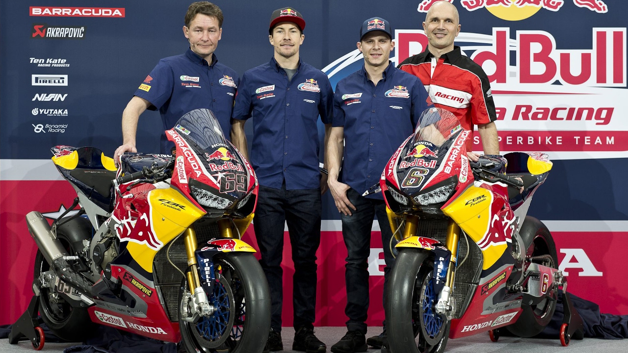 VIDEO: Red Bull Honda World Superbike Team Launch – Hanger-7