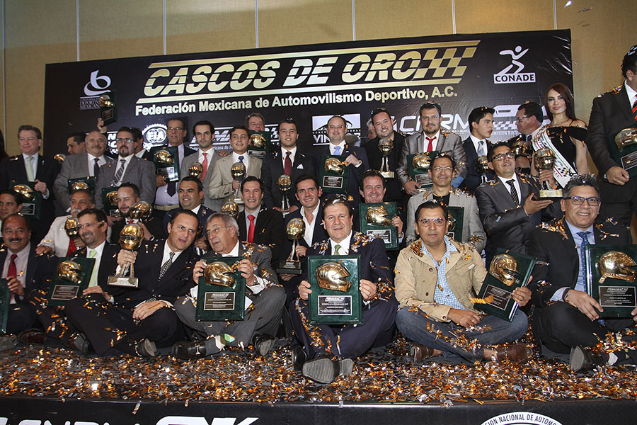 Premiación: Galardón a la Excelencia en el Deporte Motor y Cascos de Oro 2016 de FEMADAC