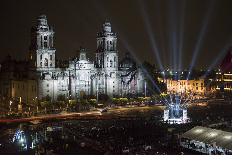 Relució el WRC en la capital de todos los mexicanos