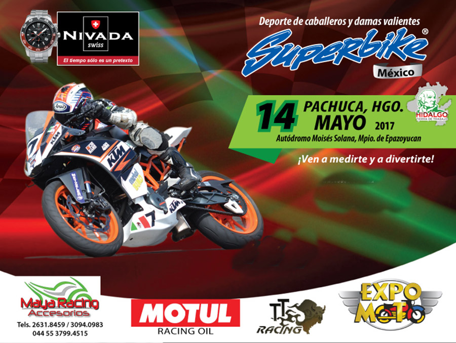 Tercera fecha de Superbike en Pachuca