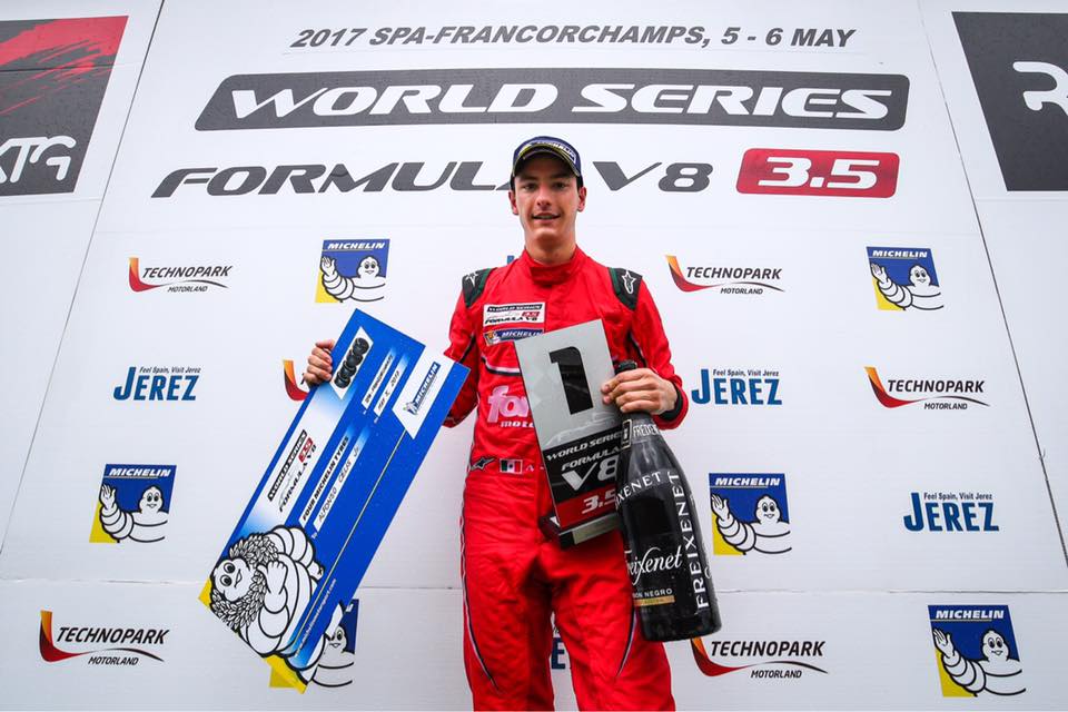 Alfonso Celis Jr gana en Spa-Francorchamps