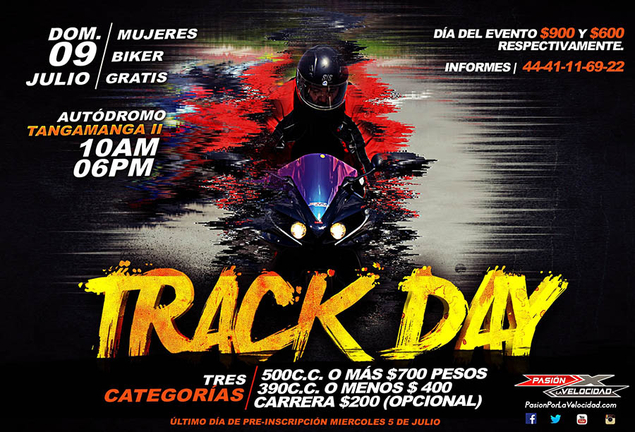 Track Day – Carrera en el Autódromo Potosino del Parque Tangamanga II