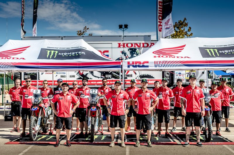 Los pilotos del Monster Energy Honda Team arrancan el Rally de Marruecos
