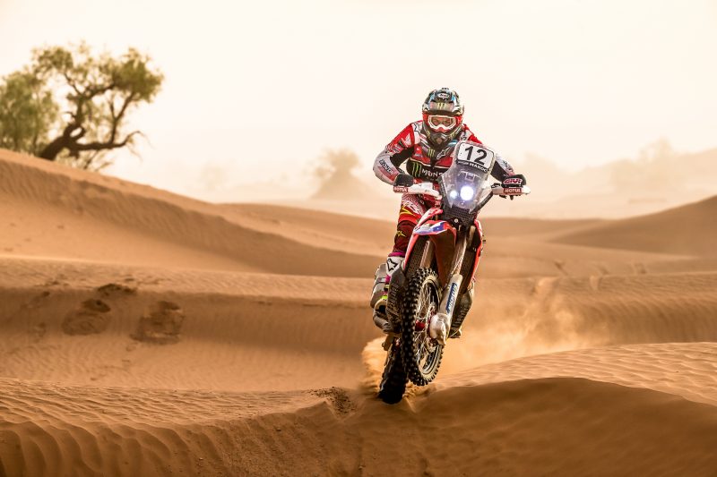 El Monster Energy Honda Team luchará hasta el final por la victoria en el Rally de Marruecos