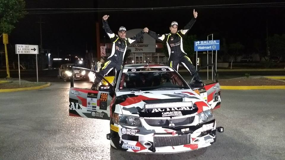 Ricardo Cordero ganó el Rally de media noche