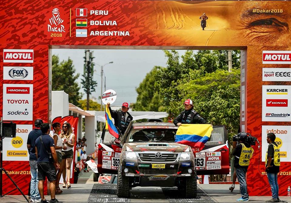 El MS2 Racing superó primera etapa del Rally Dakar 2018