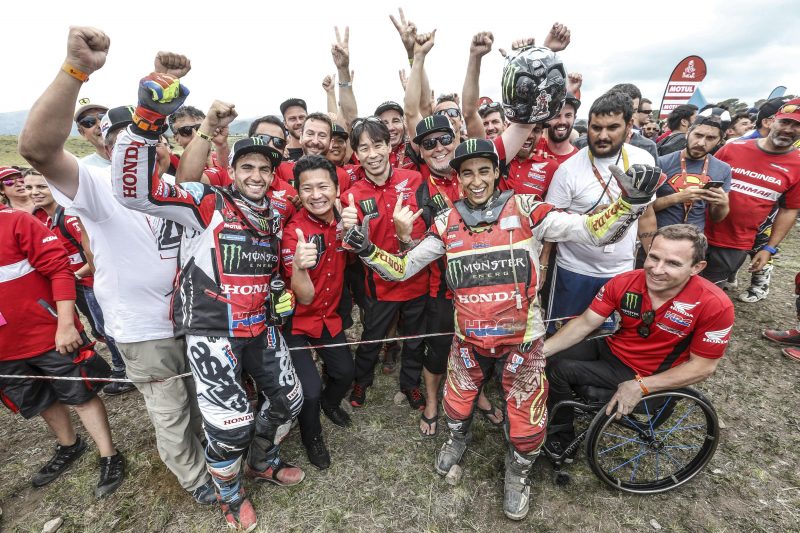El Monster Energy Honda Team conquista la segunda plaza del Rally Dakar con Kevin Benavides