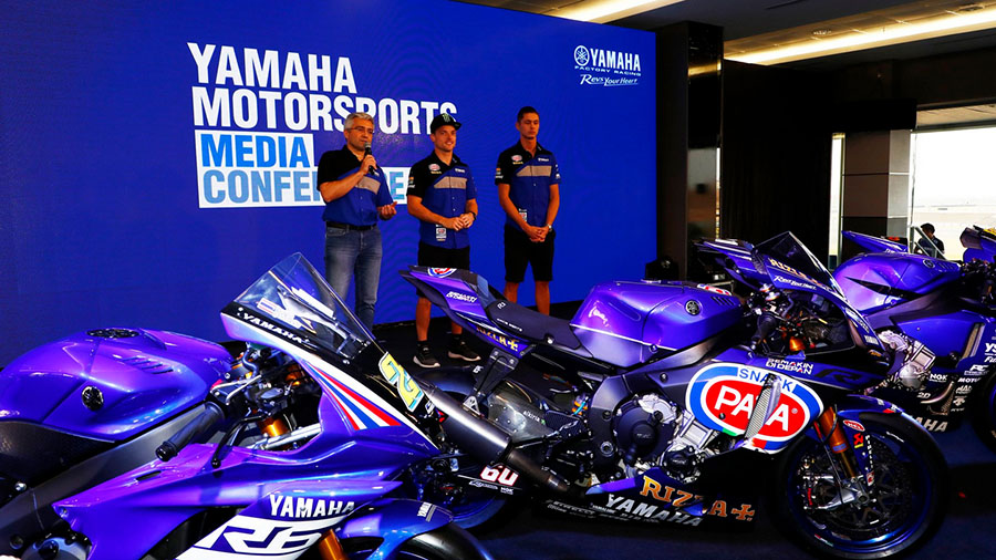Yamaha presenta su proyecto y sus colores para 2018 en Tailandia