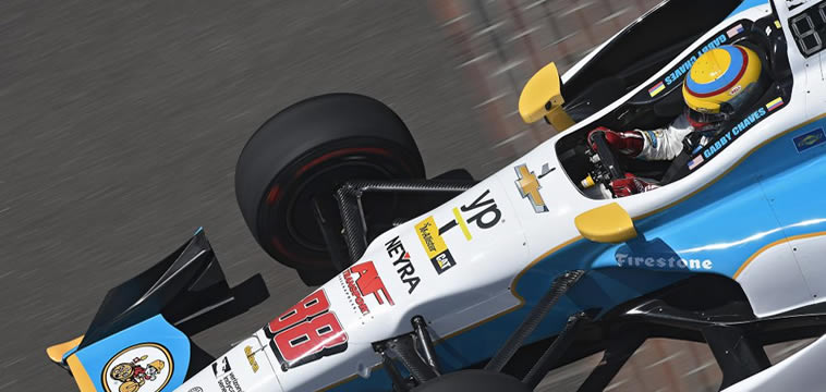 Gabby Chaves listo para la temporada 2018 en la IndyCar