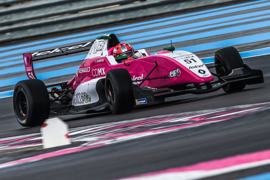Axel Matus avanzó 9 posiciones en la carrera 2 de la Fórmula Renault 2.0 Eurocup