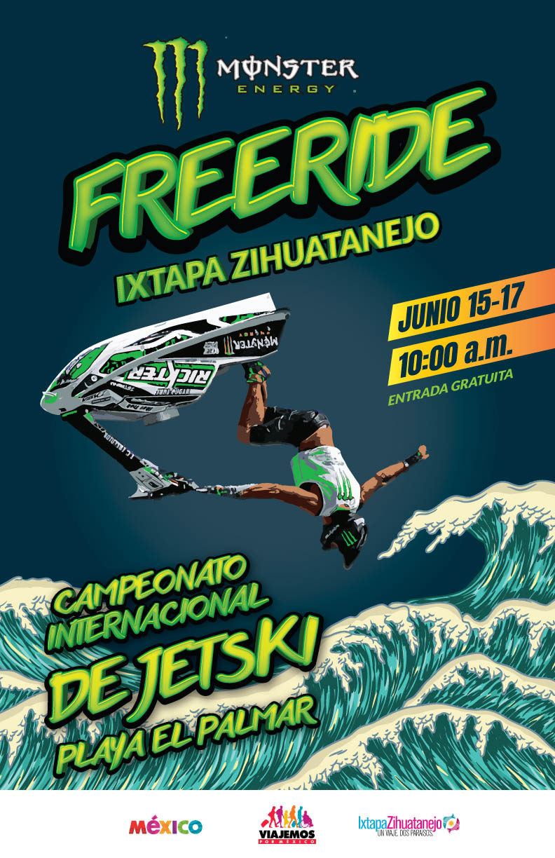 Ixtapa Zihuatanejo recibe la 2ª edición del Campeonato Mundial Monster Energy Freeride Series