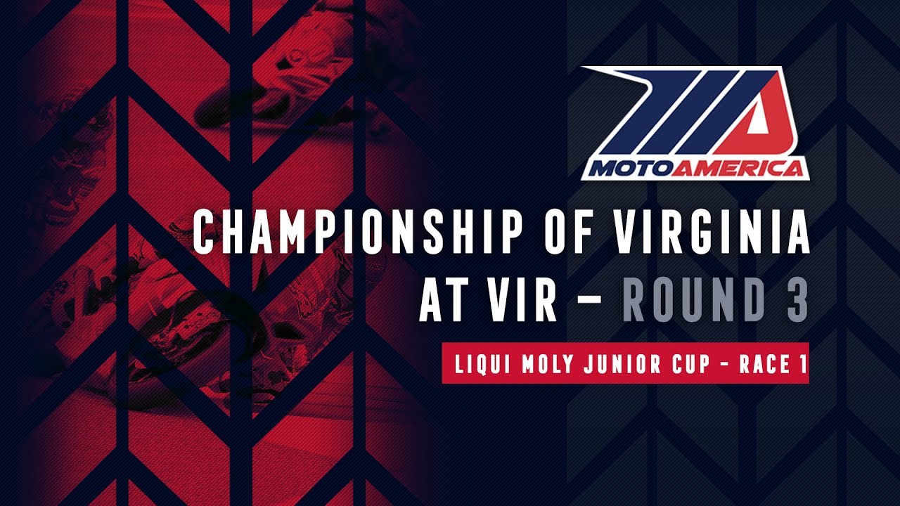 VIDEOS: Junior Cup MotoAmerica 2018 Round 2 en Virginia race 1 y 2