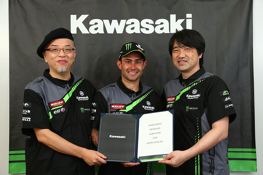 Haslam será el compañero de Rea en el Kawasaki Racing Team