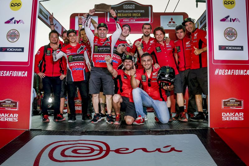El Monster Energy Honda Team, en forma: victorias en Chile, Argentina y Perú