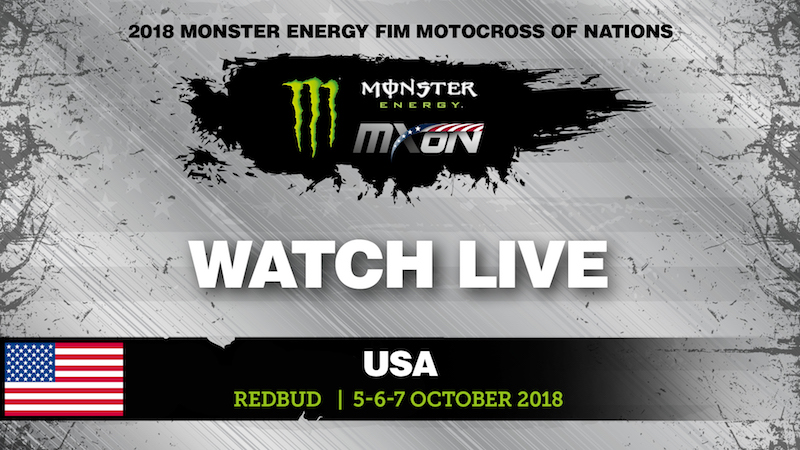 Horarios para el Motocross de las Naciones 2018 en Latinoamérica