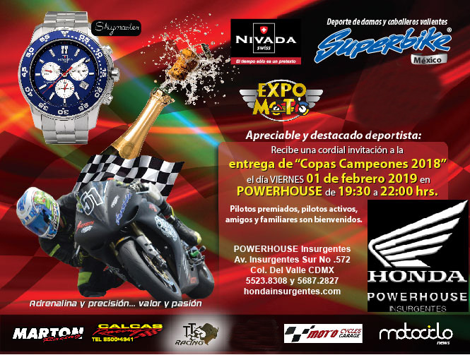 Fiesta de Campeones Superbike México 2018