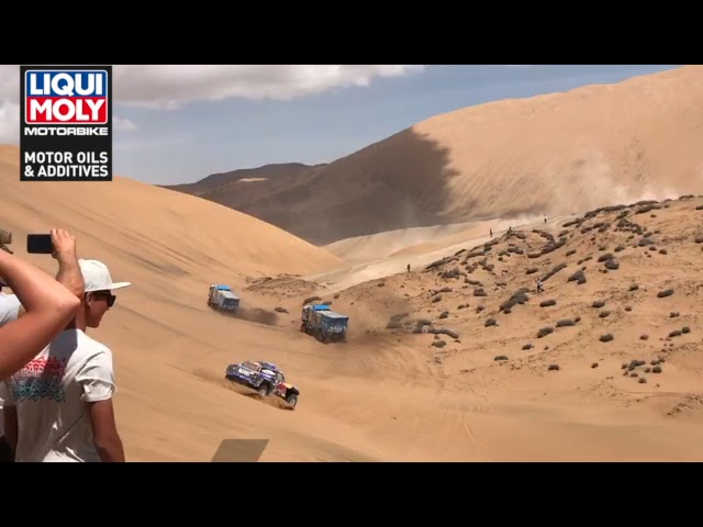 VIDEO: Camión atropella a un aficionado en el Dakar 2019 en Perú