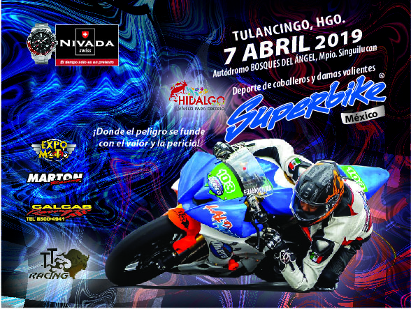Superbike Nivada México próximo 7 de abril en el Autódromo Bosques del Ángel