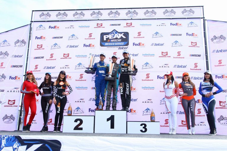 Max Gutiérrez debutó con victoria en NASCAR Challenge