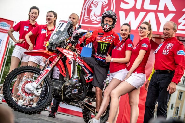 El Monster Energy Honda Team, preparados para una edición histórica del Silk Way Rally