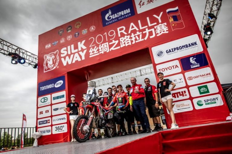 El Monster Energy Honda finaliza con buenas sensaciones el Silk Way Rally 2019