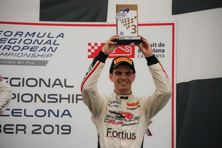 Suma otro podio Raúl Guzmán en la F3 Regional en Montmeló