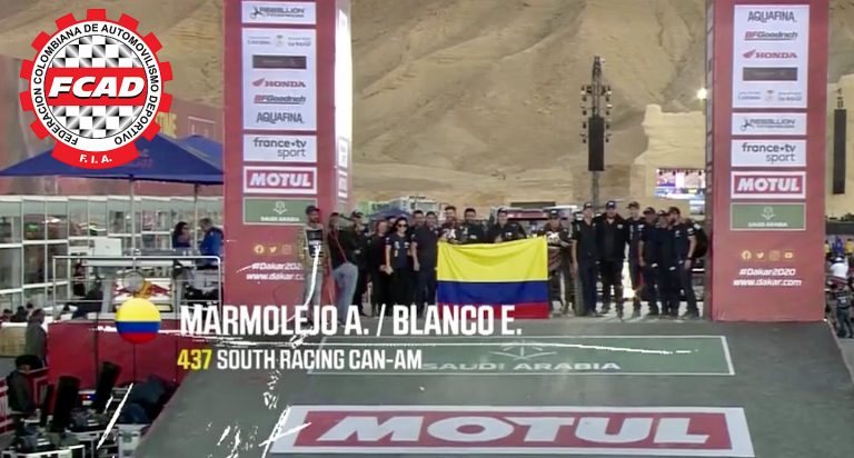 El piloto colombiano Antonio Marmolejo conquistó el Dakar Arabia Saudita 2020