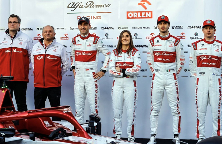 Tatiana Calderón continua como piloto de pruebas de Alfa Romeo Racing 2020