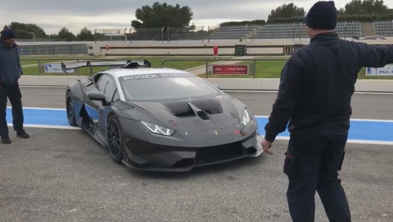 Alentadoras pruebas de Raúl Guzmán en Paul Ricard con Lamborghini Súper Trofeo Europa