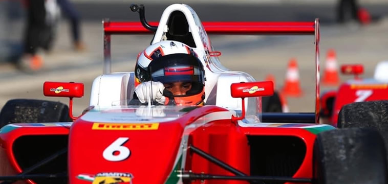 Buen debut de Sebastián Montoya en el F4 Italiano