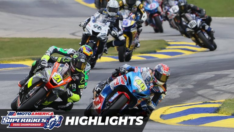VIDEOS: MotoAmerica 2020 Supersport Race 1 y 2 Highlights at Road Atlanta Round 3