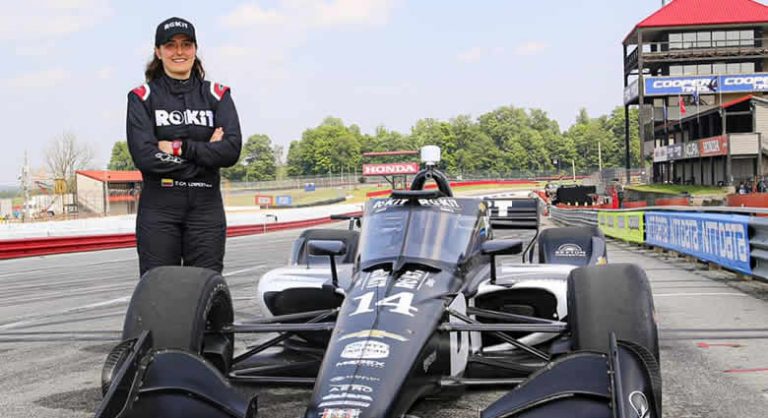 Tatiana Calderón cumplió un exitoso test en IndyCar