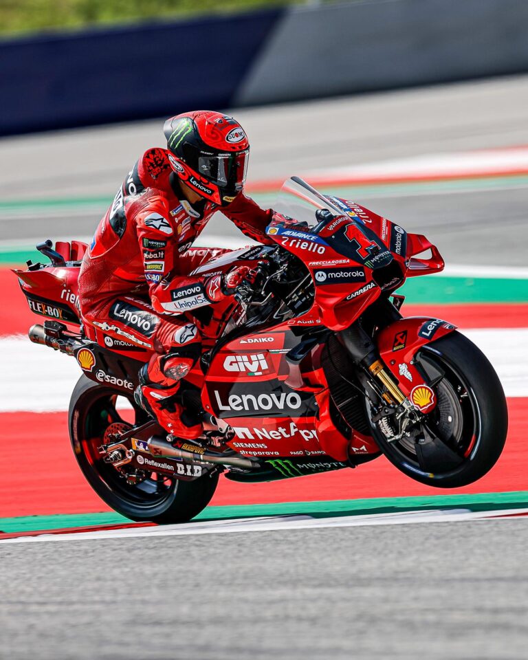 Pecco Bagnaia con paso firme en el liderato del MotoGP #AustrianGP