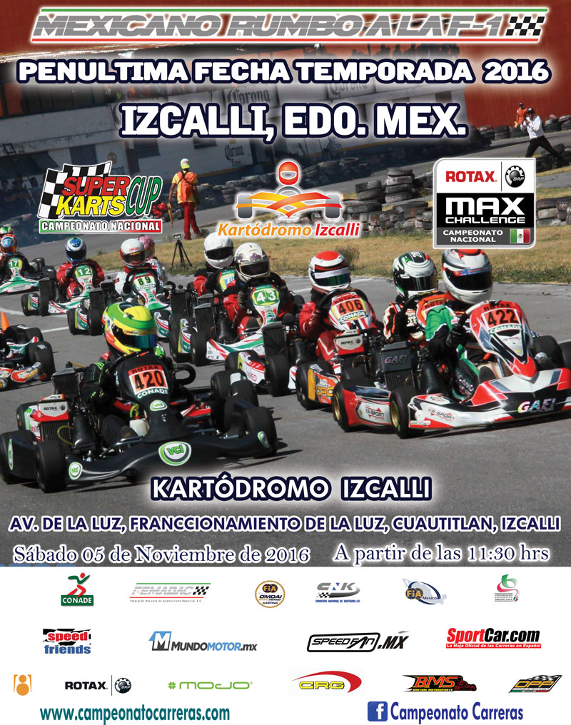 Campeonato Nacional Rotax México 5 de Noviembre 2016