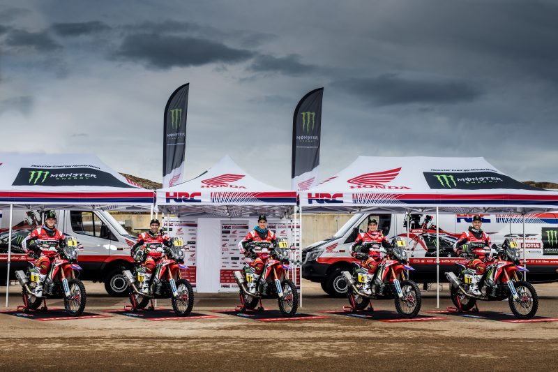 Monster Energy se une al Team HRC para luchar por el Rally Dakar